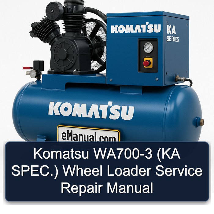 Komatsu WA700-3 (KA SPEC.) Wheel Loader Manual de servicio y reparación