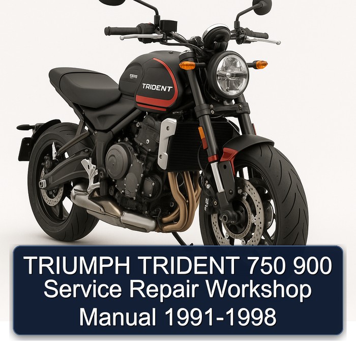 TRIUMPH TRIDENT 750 900 Service Repair Workshop Manual 1991-1998