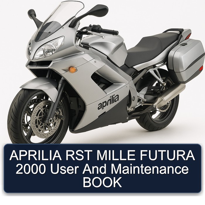 APRILIA RST MILLE FUTURA 2000 User And Maintenance BOOK