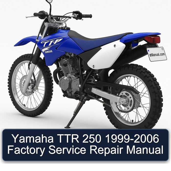 Yamaha TTR 250 1999-2006 Factory Service Repair Manual