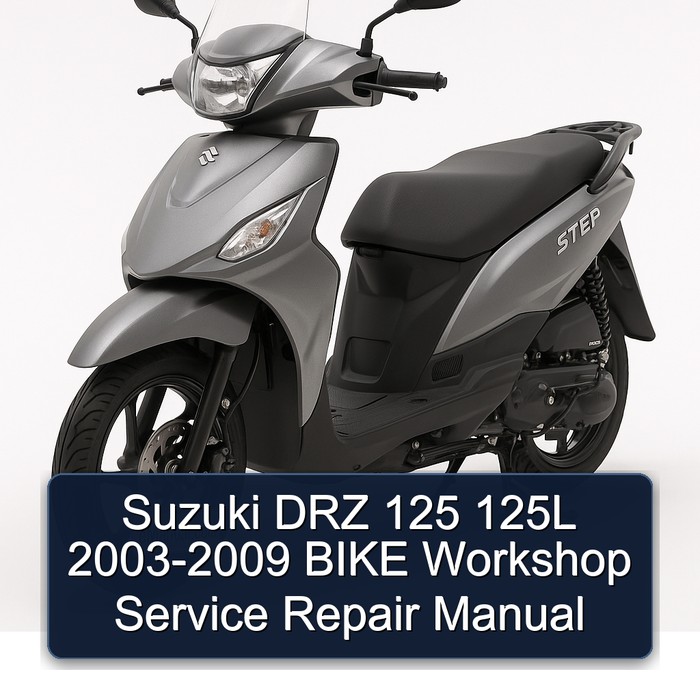 Suzuki DRZ 125 125L 2003-2009 BIKE Workshop Manual de servicio y reparación