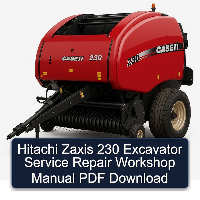 Hitachi Zaxis 230 Excavator Service Repair Workshop Manual PDF Download