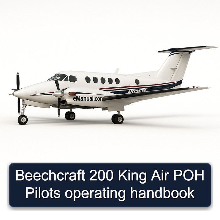 Beechcraft 200 King Air POH Pilots operating handbook