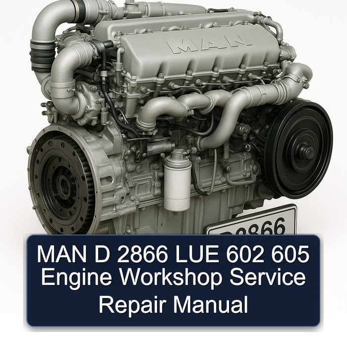 MAN D 2866 LUE 602 605 Engine Workshop Service Repair Manual 