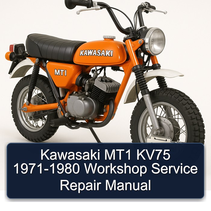 Kawasaki MT1 KV75 1971-1980 Workshop Manual de servicio y reparación