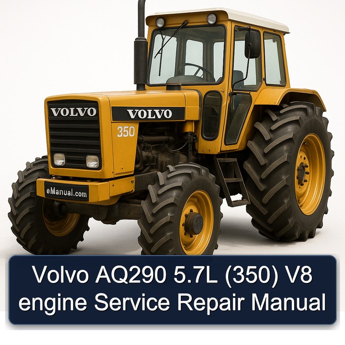 Volvo AQ290 5.7L (350) V8 engine Service Repair Manual