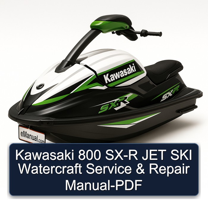 Kawasaki 800 SX-R JET SKI Watercraft Service & Repair Manual-PDF
