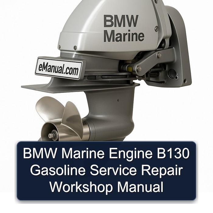 BMW Marine Engine B130 Gasoline Service Repair Workshop Manual