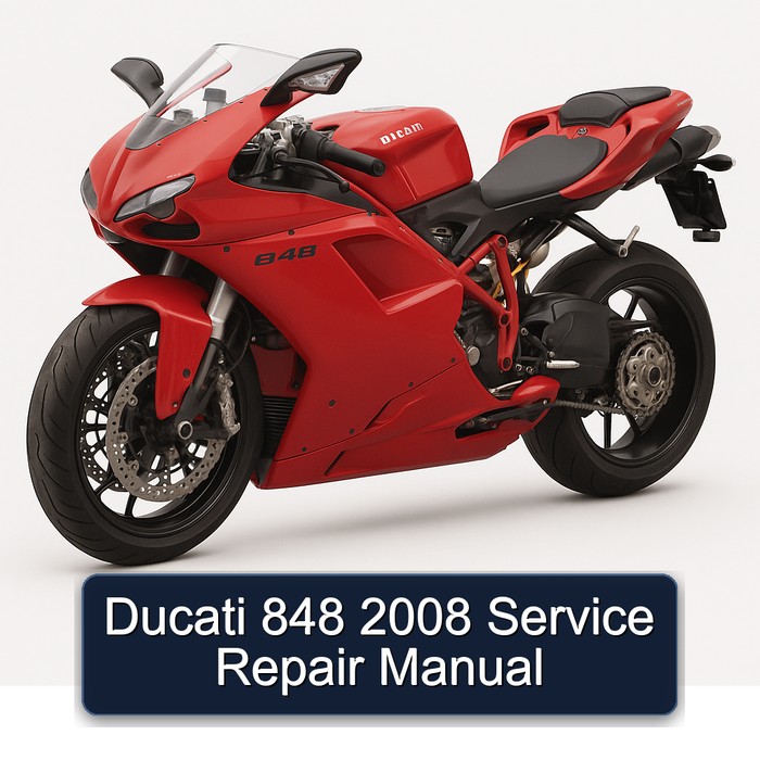 Ducati 848 2008 Manual de servicio y reparación
