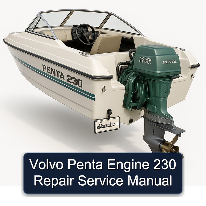 Volvo Penta Engine 230 Repair Service Manual 