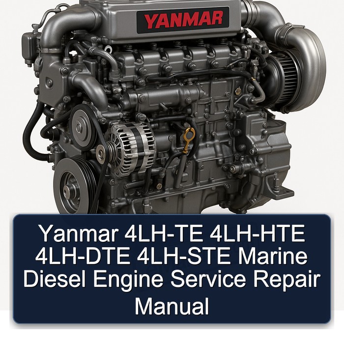 Yanmar 4LH-TE 4LH-HTE 4LH-DTE 4LH-STE Marine Diesel Engine Service Repair Manual 
