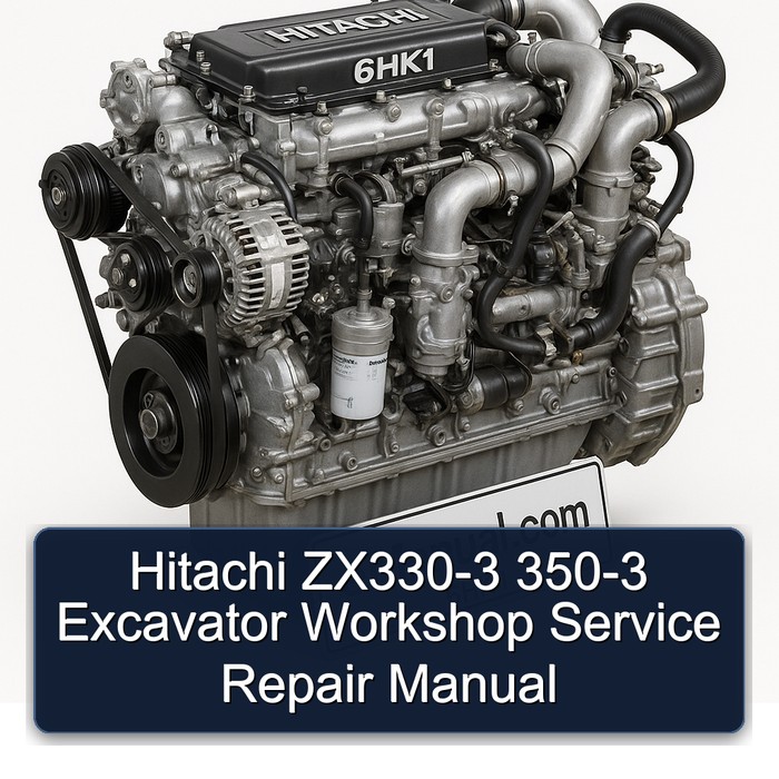 Hitachi ZX330-3 350-3 Excavator Workshop Manual de servicio y reparación