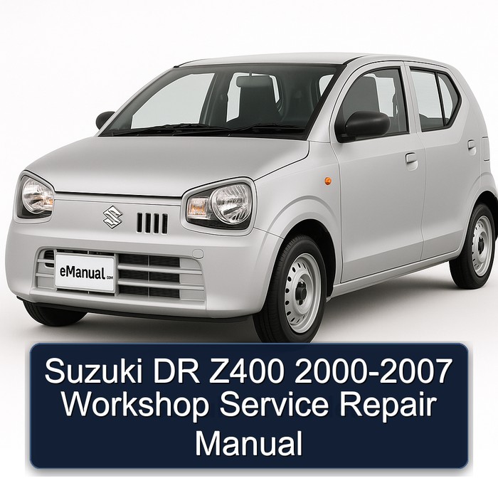 Suzuki DR Z400 2000-2007 Workshop Manual de servicio y reparación