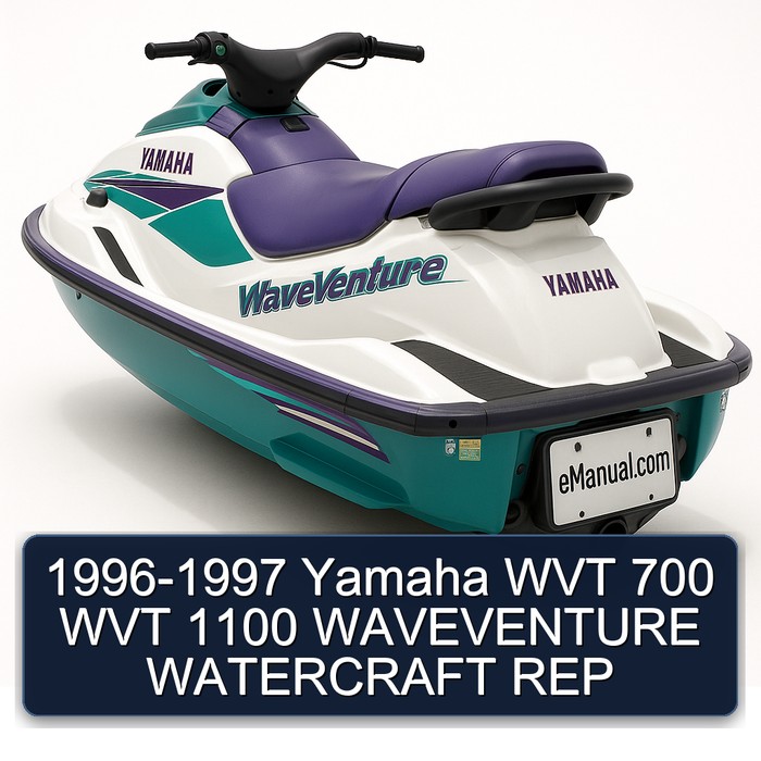 1996-1997 Yamaha WVT 700 WVT 1100 WAVEVENTURE WATERCRAFT REP
