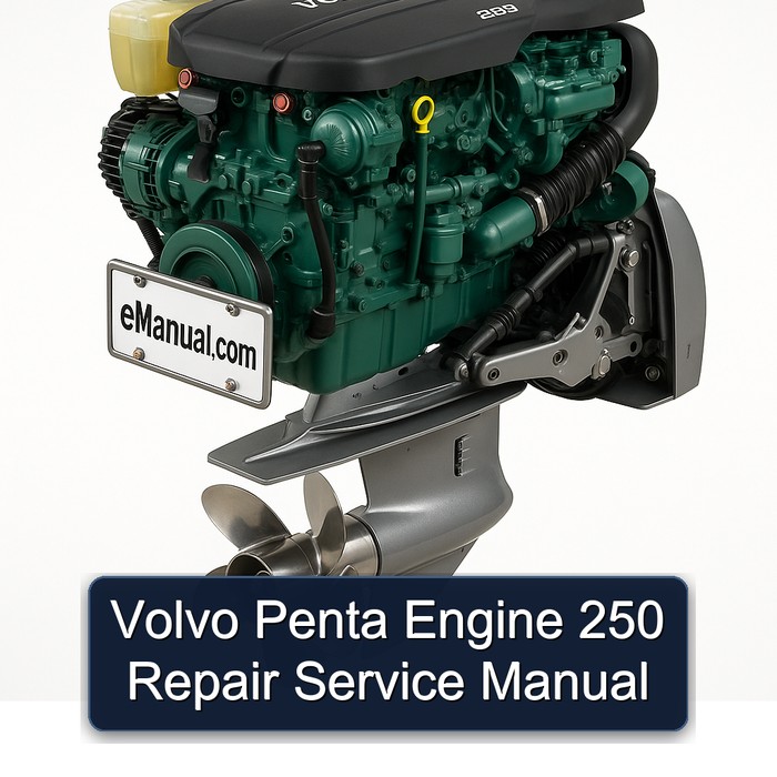 Volvo Penta Engine 250 Repair Service Manual