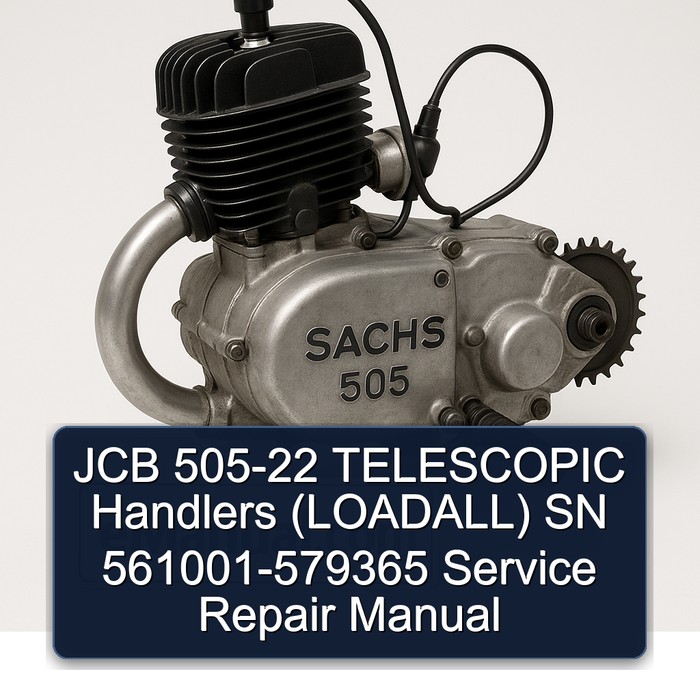 JCB 505-22 TELESCOPIC Handlers (LOADALL) SN 561001-579365 Service Repair Manual 