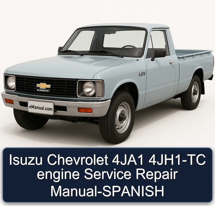 Isuzu Chevrolet 4JA1 4JH1-TC engine Manual de servicio y reparación-SPANISH