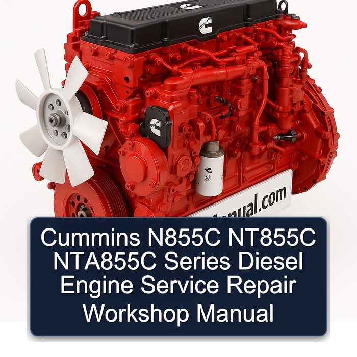Cummins N855C/NT855C/NTA855C Dieselmotor Werkstatt-Handbuch