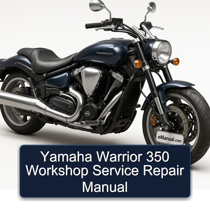 Yamaha Warrior 350 Workshop Manual de servicio y reparación