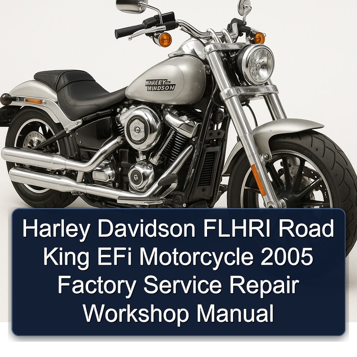 Harley Davidson FLHRI Road King EFi Motorcycle 2005 Factory Service Repair Workshop Manual