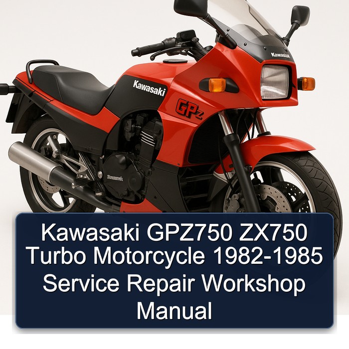 Kawasaki GPZ750 ZX750 Turbo Motorcycle 1982-1985 Service Repair Workshop Manual