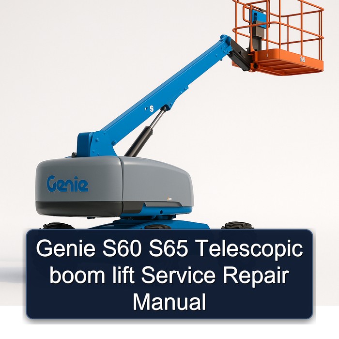 Genie S60 S65 Telescopic boom lift Service Repair Manual