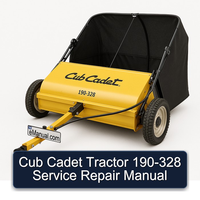Cub Cadet Tractor 190-328 Workshop Service Repair Manual PDF Download