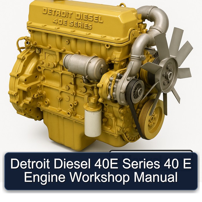 Detroit Diesel 40E Series 40 E Engine Workshop Manual 