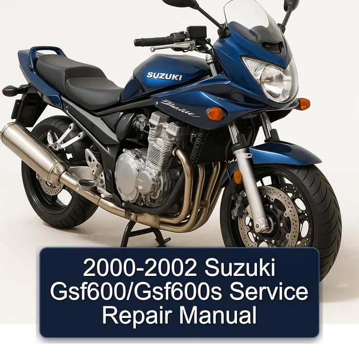 2000-2002 Suzuki Gsf600/Gsf600s Manual de servicio y reparación