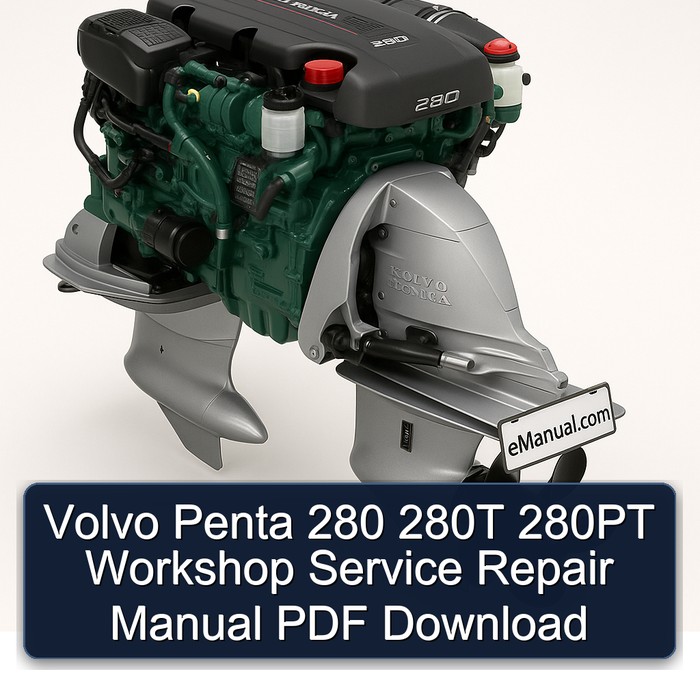 Volvo Penta 280 280T 280PT Workshop Service Repair Manual PDF Download