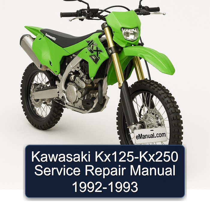 Kawasaki Kx125-Kx250 Manual de servicio y reparación 1992-1993