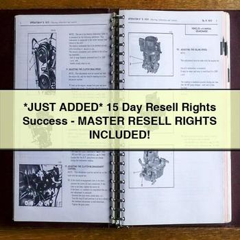 Just Added 15 Day Resell Rights Success-Master Resell Rights Included PDF Download
