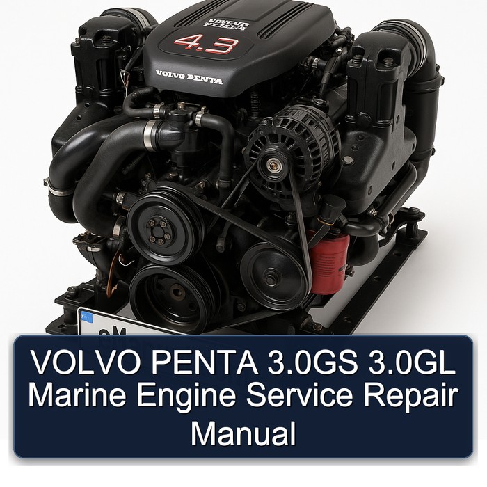 VOLVO PENTA 3.0GS 3.0GL Marine Engine Service Repair Manual 