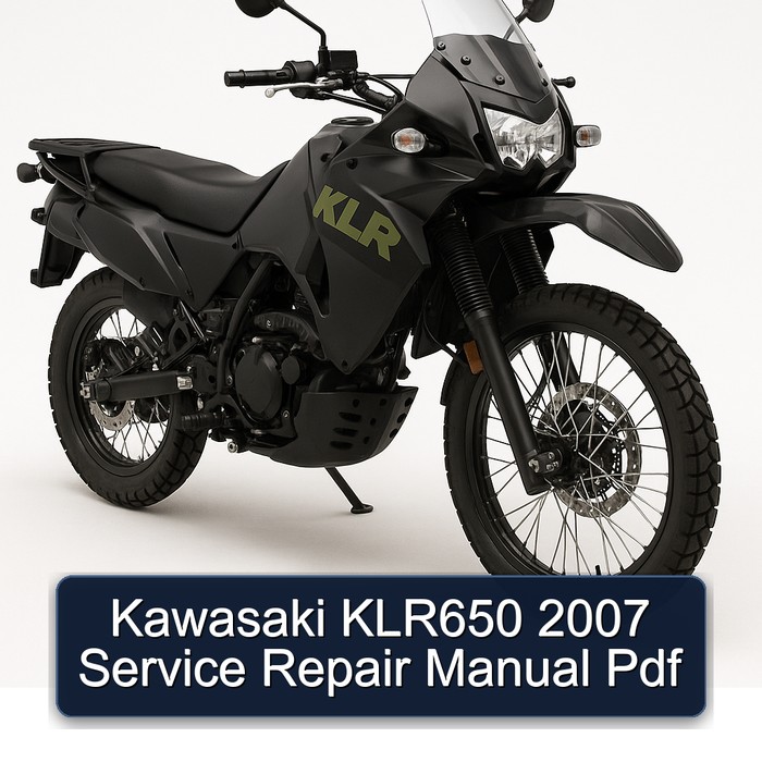 Kawasaki KLR650 2007 Manual de servicio y reparación Pdf