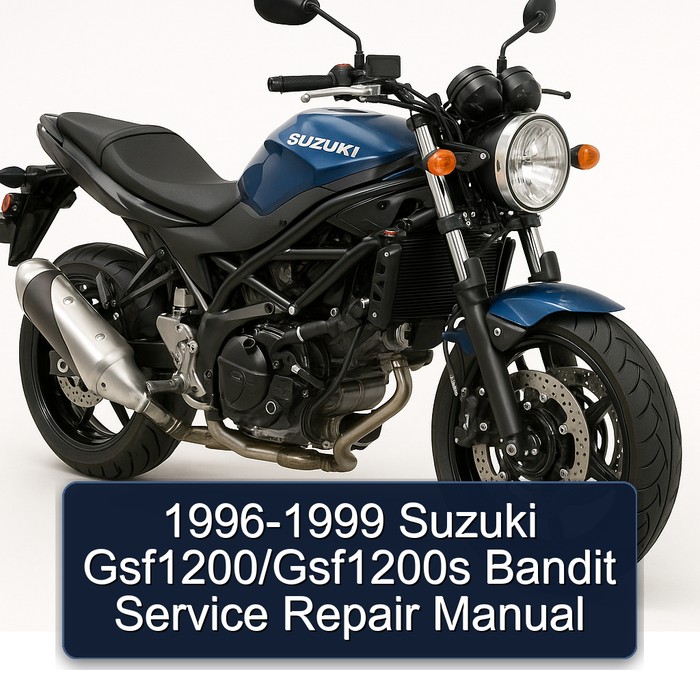 1996-1999 Suzuki Gsf1200/Gsf1200s Bandit Manual de servicio y reparación