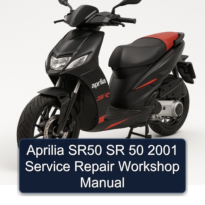 Aprilia SR50 SR 50 2001 Service Repair Workshop Manual