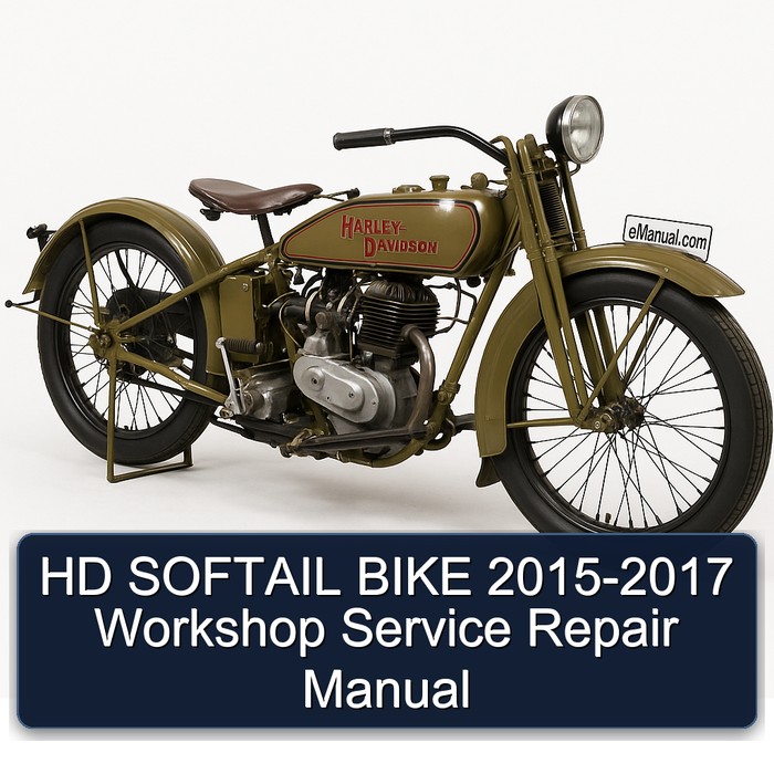 HD SOFTAIL BIKE 2015-2017 Workshop Service Repair Manual
