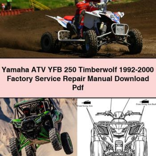 Yamaha ATV YFB 250 Timberwolf 1992-2000 Factory Manual de servicio y reparación Download Pdf