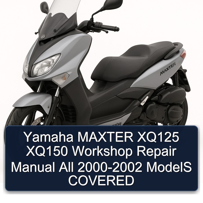 Yamaha MAXTER XQ125 XQ150 Workshop Repair Manual All 2000-2002 ModelS COVERED