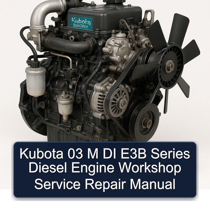 Manual de Servicio y Reparación del Motor Diesel Kubota 03 M DI E3B