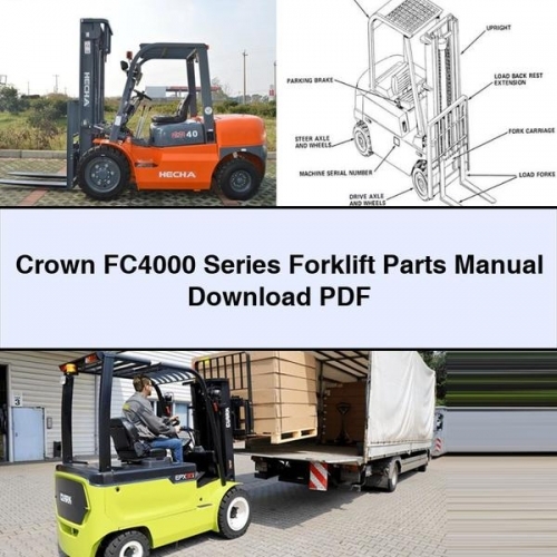 Manual de Partes para Carretillas Elevadoras Crown FC4000 (PDF)
