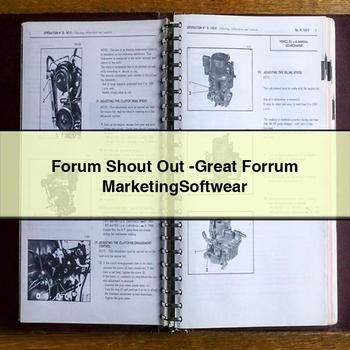 Forum Shout Out -Great Forrum Marketingsoftwear PDF Download