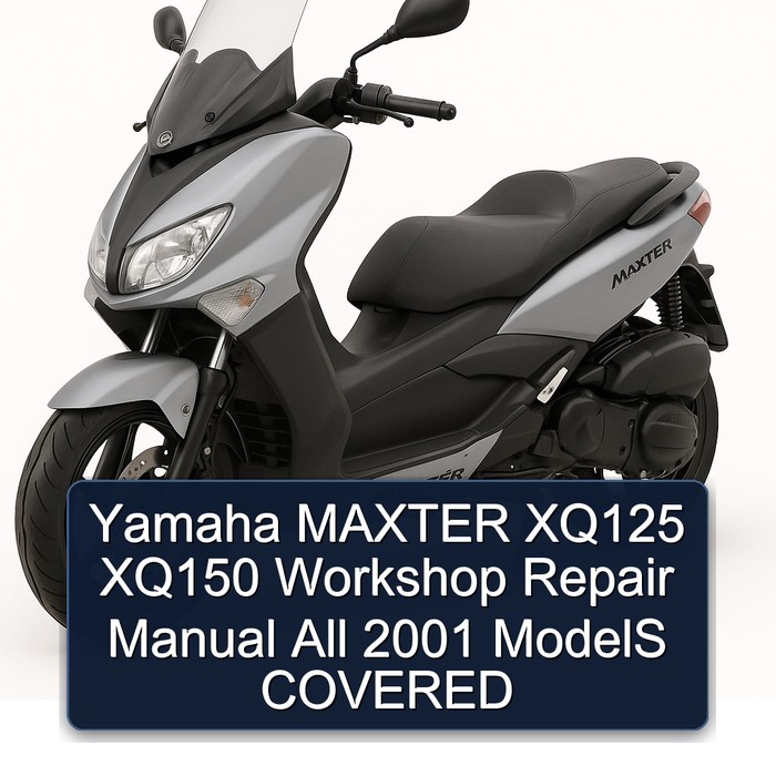 Yamaha MAXTER XQ125 XQ150 Workshop Repair Manual All 2001 ModelS COVERED