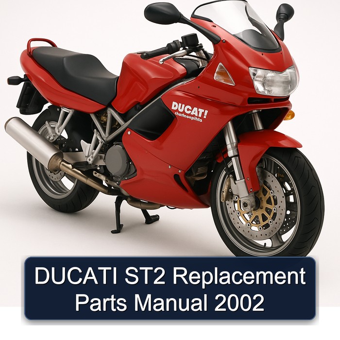 DUCATI ST2 Replacement Parts Manual 2002