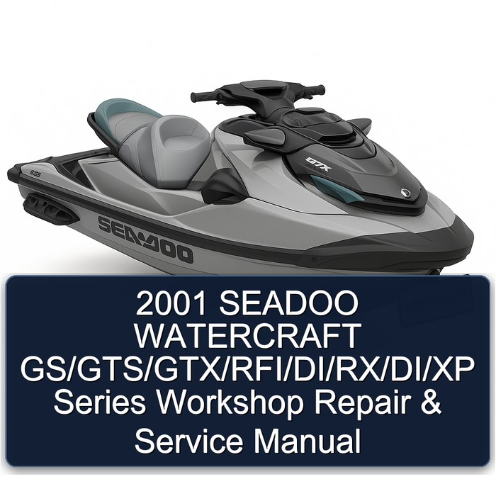 2001 SEADOO WATERCRAFT GS/GTS/GTX/RFI/DI/RX/DI/XP Series Workshop Repair & Service Manual