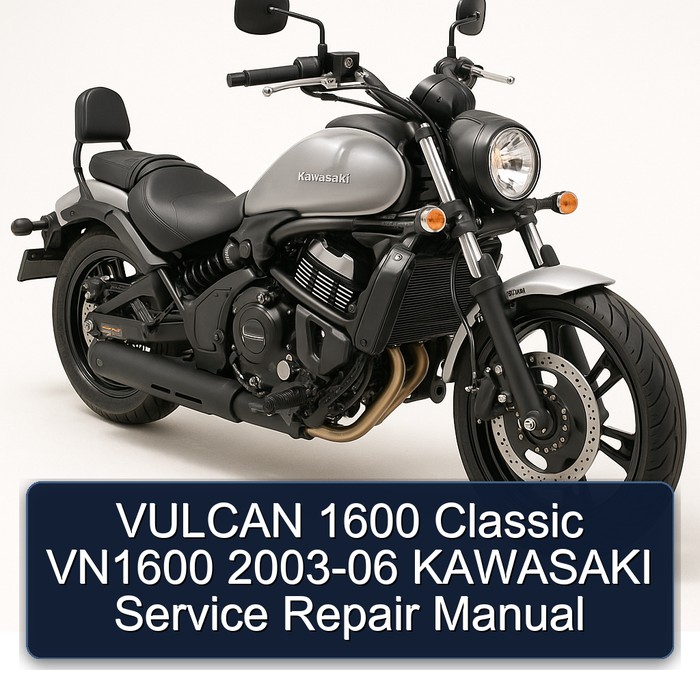VULCAN 1600 Classic VN1600 2003-06 KAWASAKI Manual de servicio y reparación