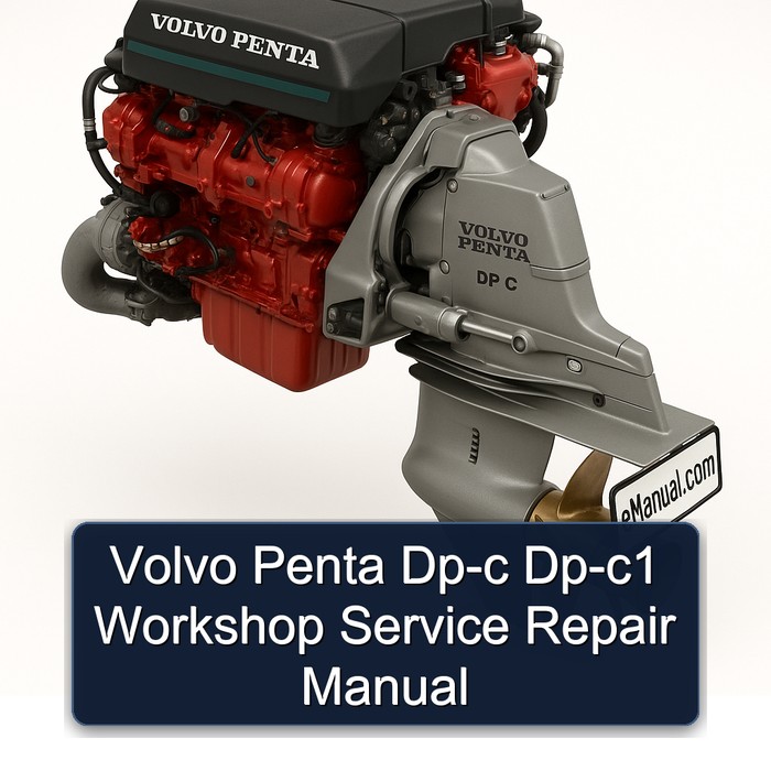 Volvo Penta Dp-c Dp-c1 Workshop Manual de servicio y reparación