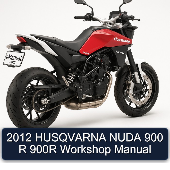 2012 HUSQVARNA NUDA 900 R 900R Workshop Manual
