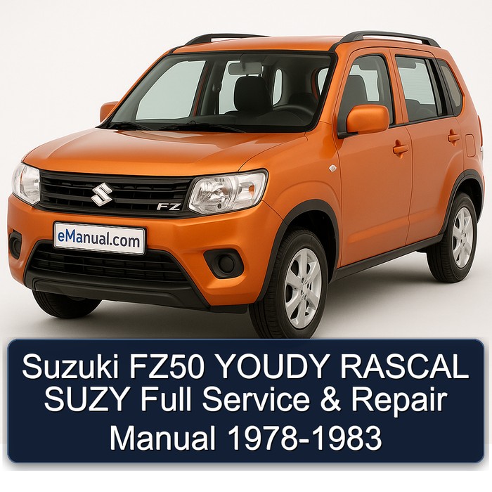Suzuki FZ50 YOUDY RASCAL SUZY Full Manual de servicio y reparación 1978-1983