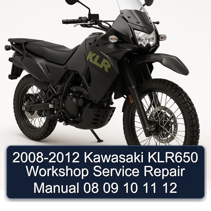 2008-2012 Kawasaki KLR650 Workshop Manual de servicio y reparación 08 09 10 11 12